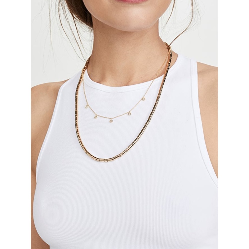 Roxanne Assoulin Long Peacoat U Tube Necklace